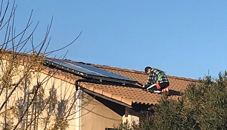 Installation et maintenance de capteurs solaires