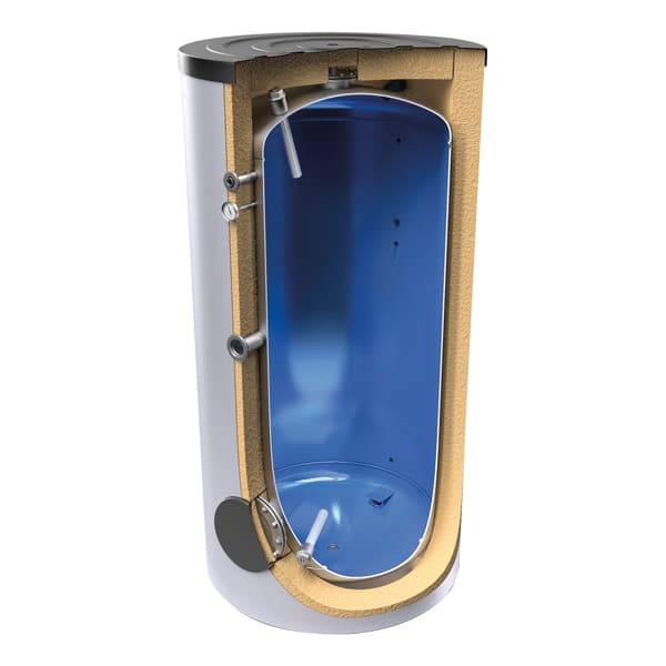 Intérieur ballon solaire de stockage BVE 800 à 2000 litres pour l'eau chaude sanitaire