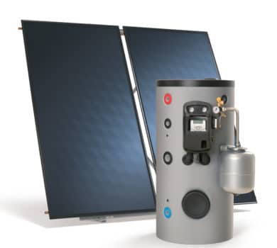 Kit Chauffe-eau et capteurs solaire CESI avec ballon de stockage et régulation