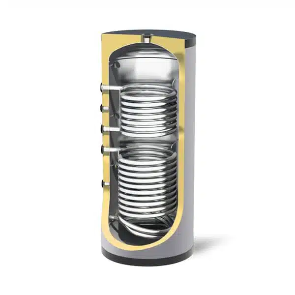 IInside double heat exchanger buffer tank BT-WW 300 à 1000 liters